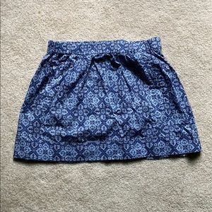 J Crew Factory Printed mini skirt